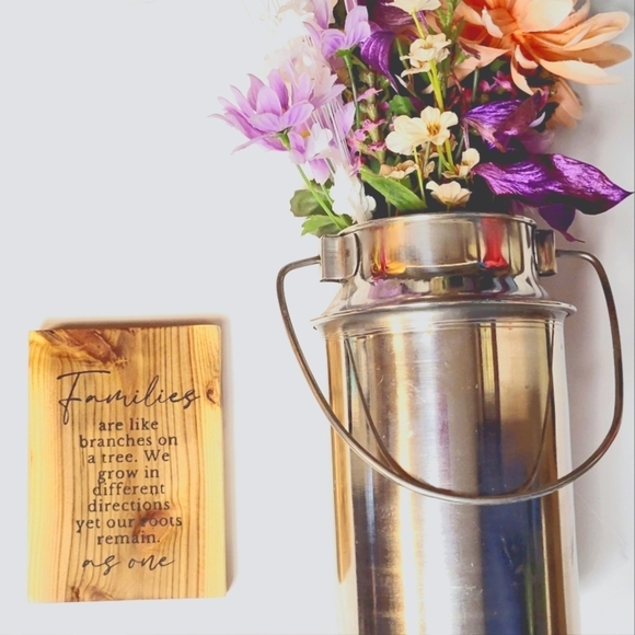 Rustic Inspirational Quote Farmhouse Table Decor - Picture 2 of 4